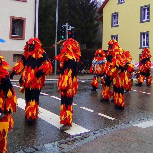 Fasnacht 2016- ostatki w Atzenbach- Zell im Wiesental (dużo zdjęć)