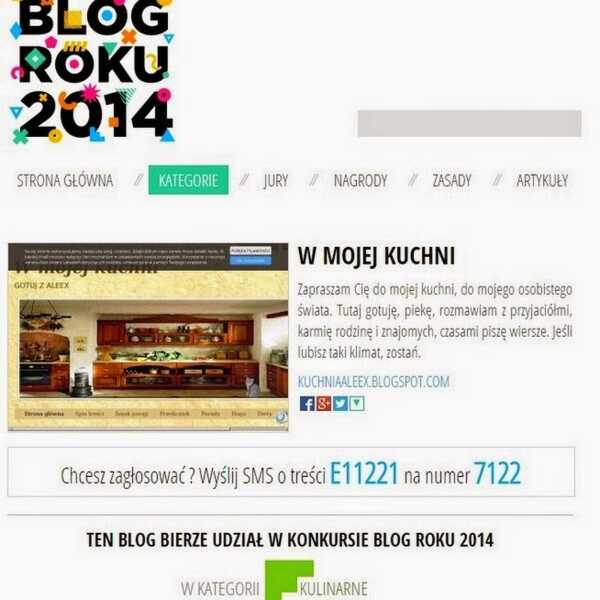 Blog Roku 2014