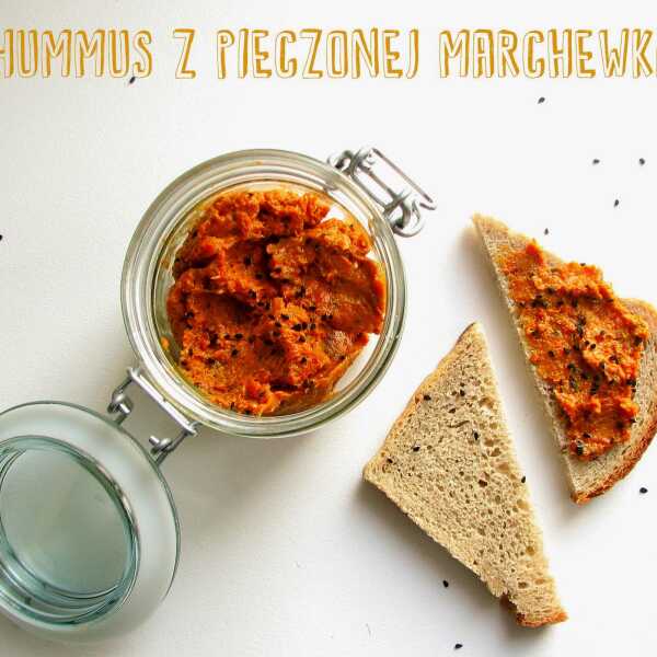 Hummus z pieczonej marchewki