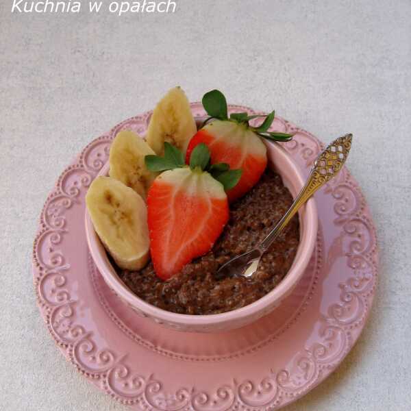 CZEKOLADOWY PUDDING Z TAPIOKI