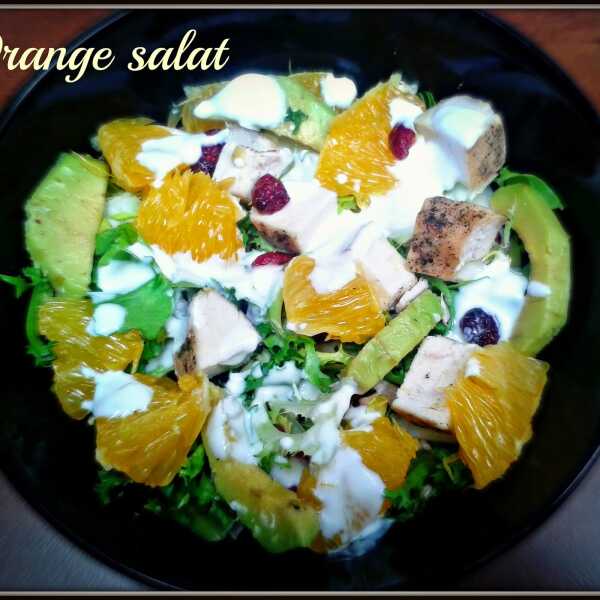 Orange salat - przywołaj kolory wiosny