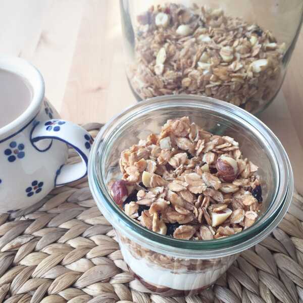 Granola czyli pieczone musli z miodem