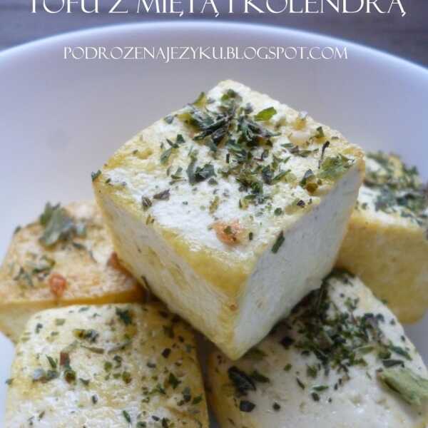 Tofu zasmażane z miętą