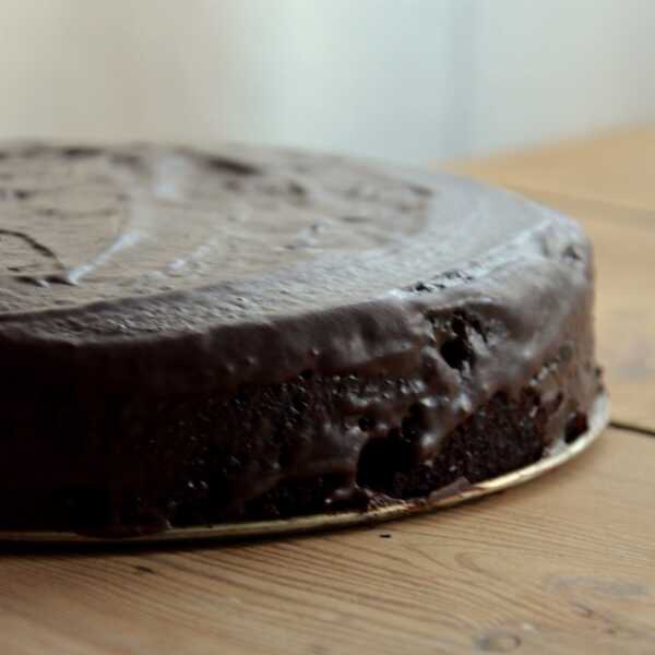 Ciasto czekoladowe z kremem czekoladowo-twarożkowym