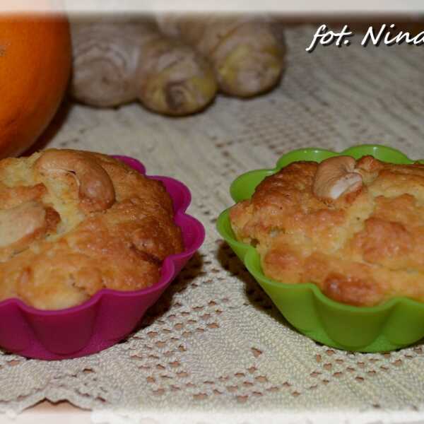 Muffinki pomarańczowo imbirowe wypiekane wieczorową porą