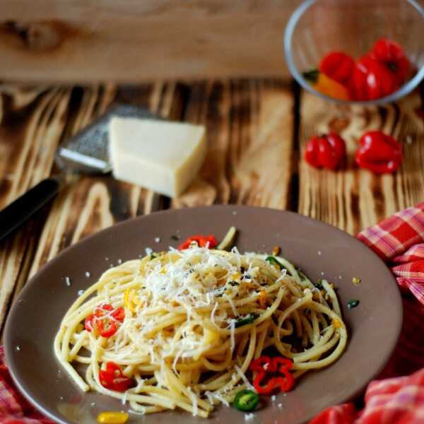 Spaghetti olio aglio