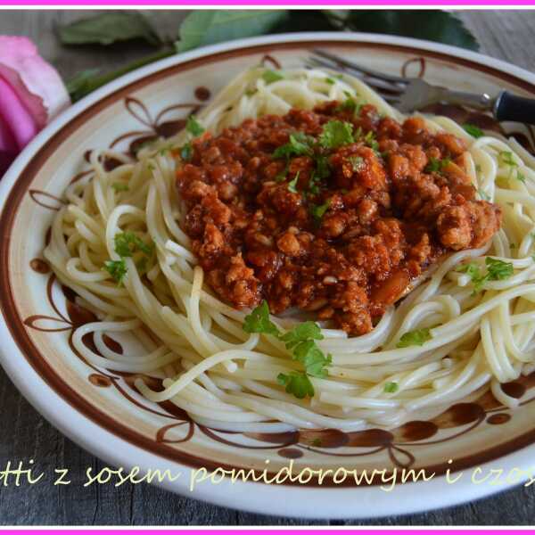Najłatwiejsze spaghetti z czosnkiem i ziołami toskańskimi