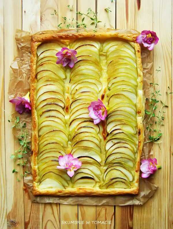 Tarte fine aux pommes, czyli cieniutka tarta z jabłkami