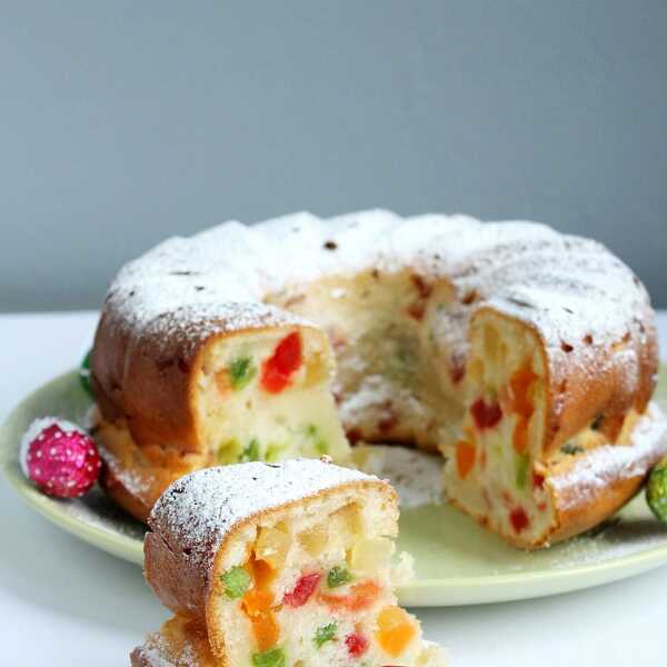 Bezjajeczna babka tutti frutti 