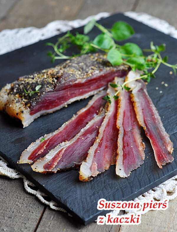 Suszona pierś z kaczki. Duck Prosciutto