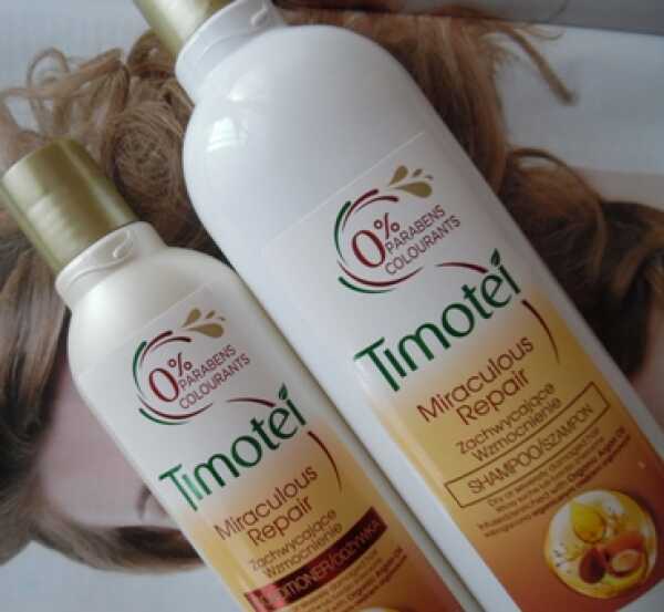 Szampon+ Odżywka do włosów TIMOTEI zachwycające wzmocnienie
