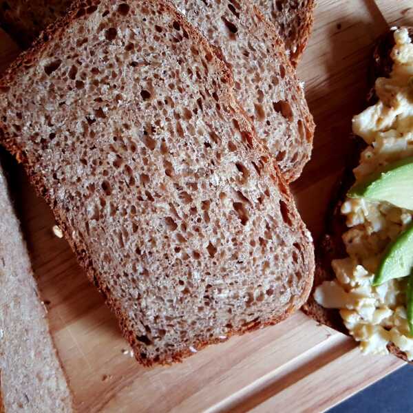 Chleb żytnio pszenny - gotowy w 90 minut