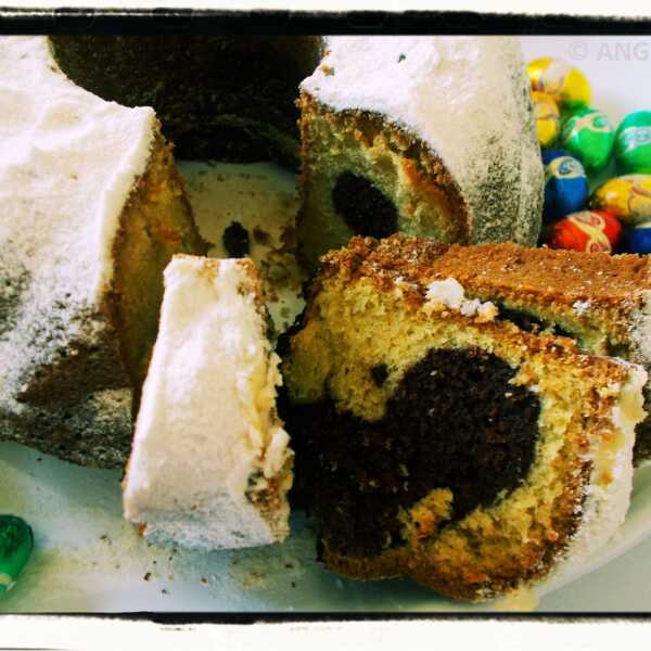 Babka marmurkowa - Marble Bundt Cake Recipe - Ciambellone bicolore