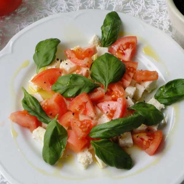 Włoskie 'caprese'