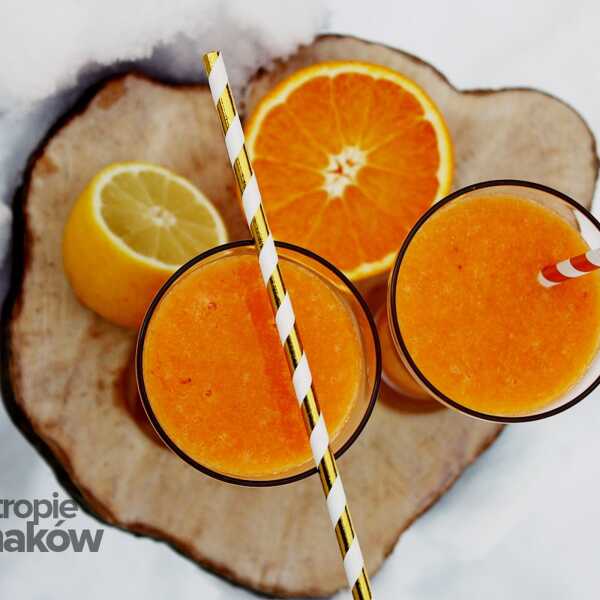 Marchew + pomarańcza + cytryna + mandarynka + imbir