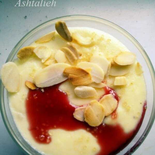 Ashtalieh - libański pudding