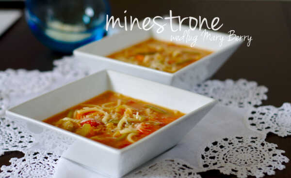 Minestrone z przepisu Mary Berry