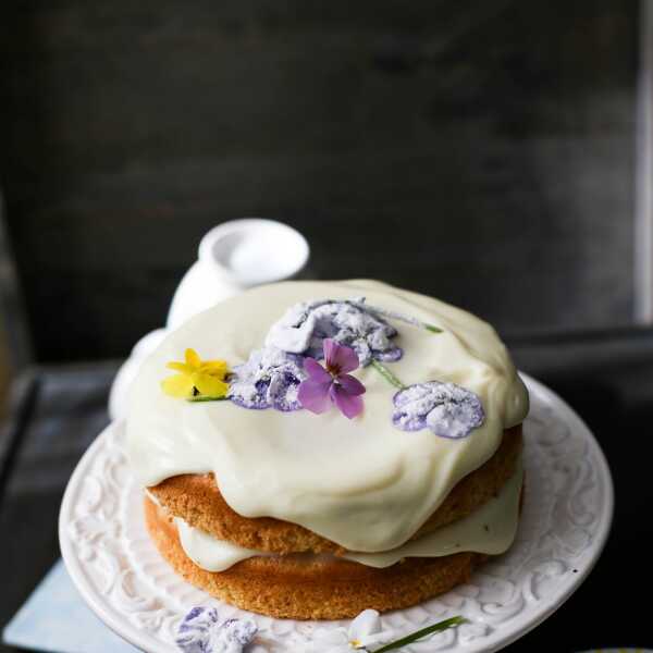 CIASTO CYTRYNOWO-MIGDAŁOWE - LEMON AND ALMOND CAKE