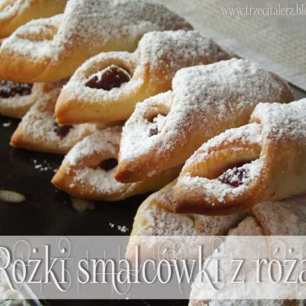 Rożki smalcówki z różą