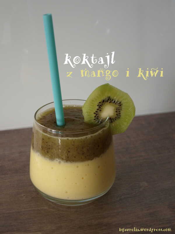 Koktajl z mango i kiwi