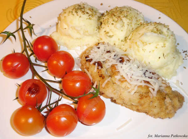 Kotlet z mozzarellą w stylu włoskim