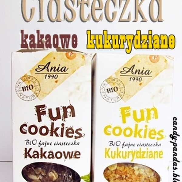 Fun Cookies kakaowe i kukurydziane - Ania