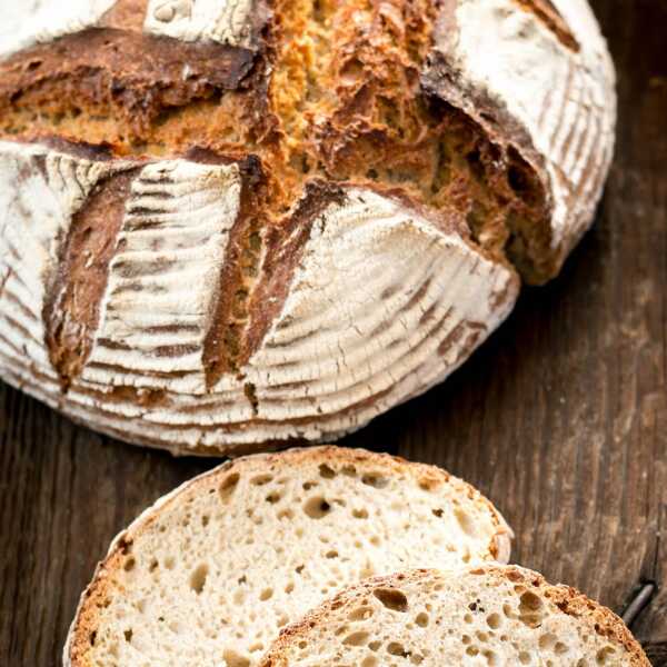 Chleb żytni na zakwasie żytnim 
