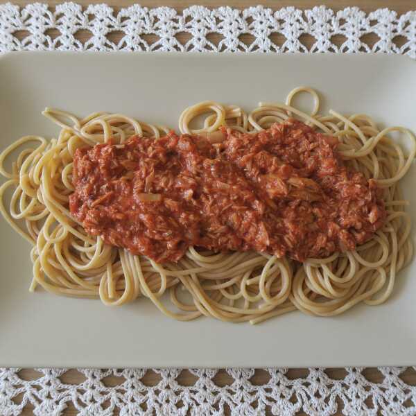 Spaghetti z tuńczykiem