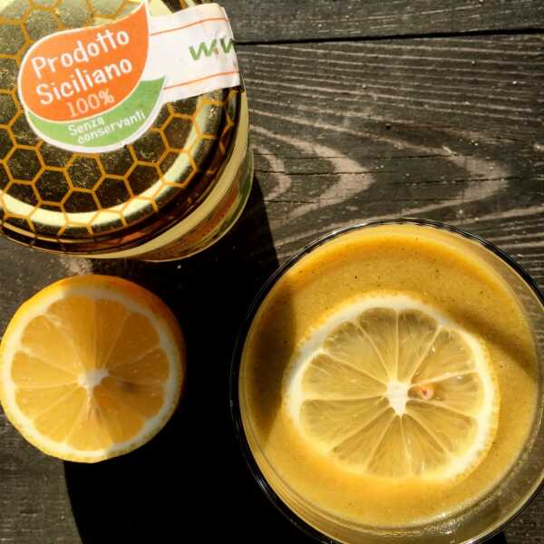 Cytryna + pomarańcza + awokado + miód z kwiatów pomarańczy