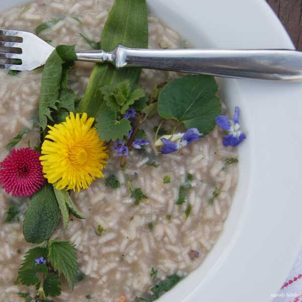 Risotto z chwastami