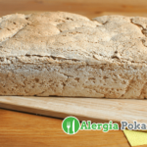 Chleb gryczany z tapioką i siemieniem lnianym (bez glutenu, mleka, jajek)