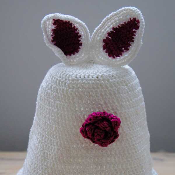 Czapeczka króliczek zrobiona na szydełku / crochet bunny hat DIY
