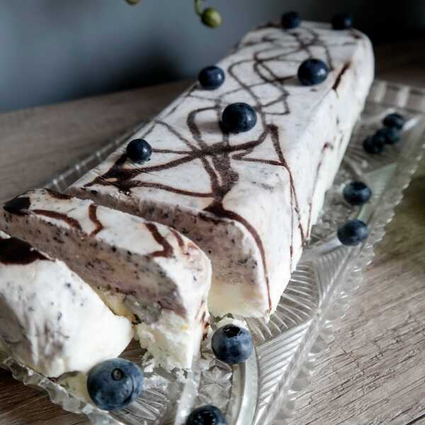 Semifreddo borówkowo- pomarańczowe