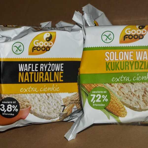 Wafle ryżowe dwa smaki.