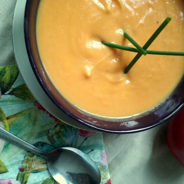 Kremowa zupa z batatów