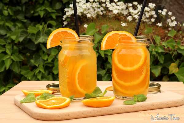 Domowa woda smakowa – pomarańczowa