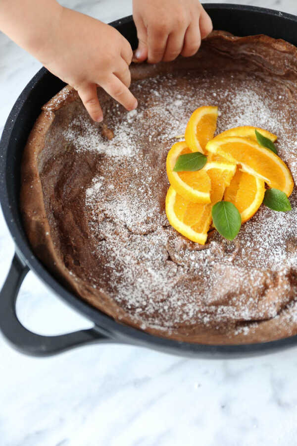 Czekoladowe Dutch Baby