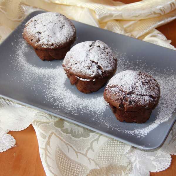 Czekoladowa niedziela - czekoladowe muffinki