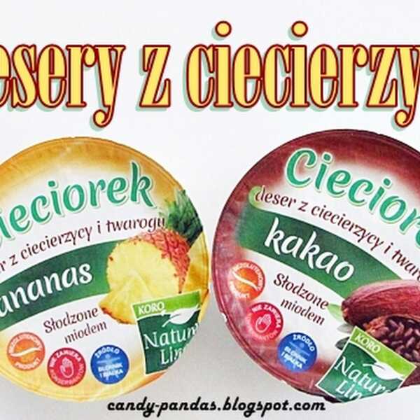 Desery z ciecierzycy i twarogu - Nature Line (TESCO)