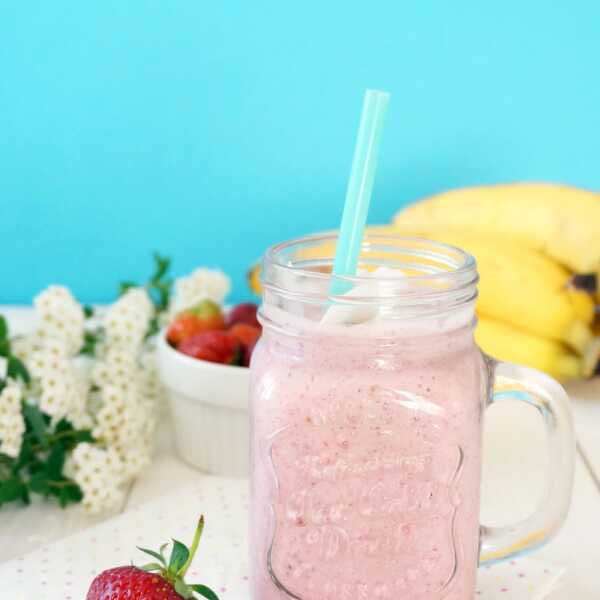 Smoothie truskawkowo-bananowe 