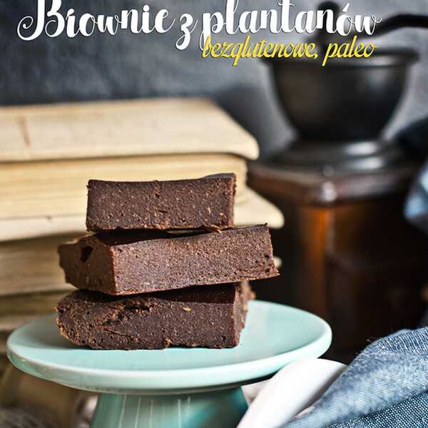 Bezglutenowe brownie z plantanów