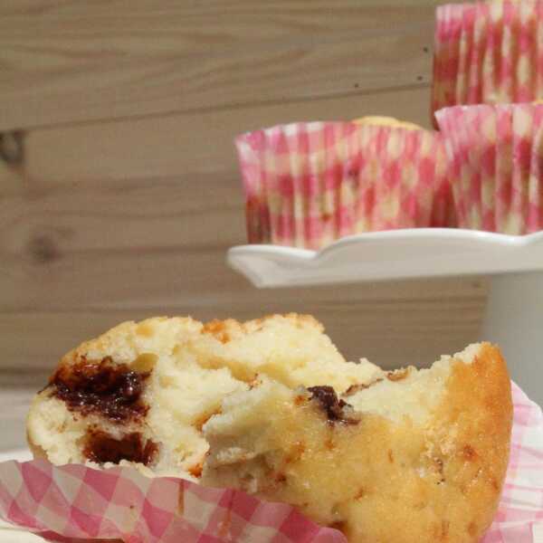 Muffiny bananowe z czekoladą 