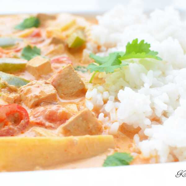 Red curry z tofu