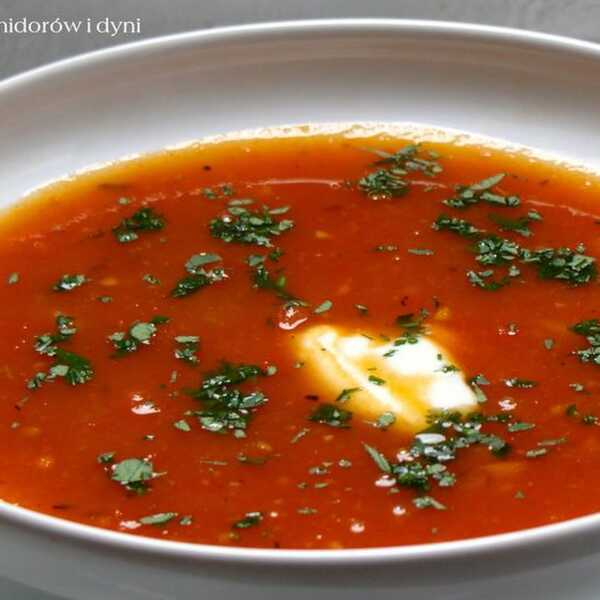 Zupa krem z pomidorów i dyni