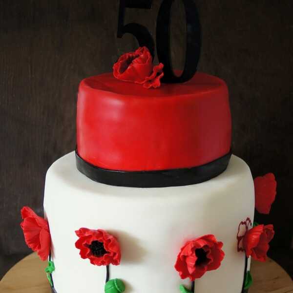 Tort na 50 Urodziny