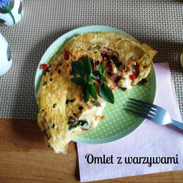 Błyskawiczne piątki - Omlet z warzywami 