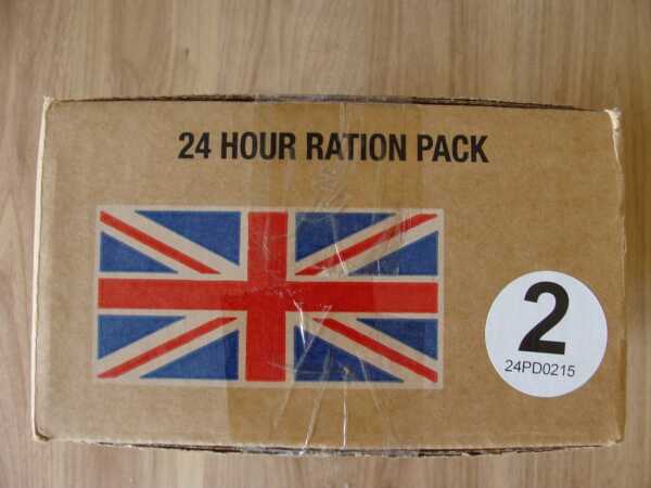 Racja armii UK – 24h – menu 2 – tajine z jagnięciną i ciecierzycą