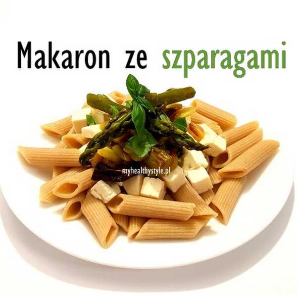 Makaron ze szparagami