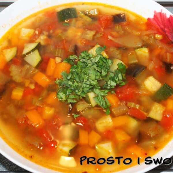 Zupa warzywna minestrone 