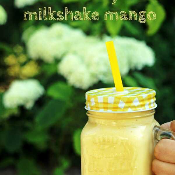 Lodowy milkshake mango